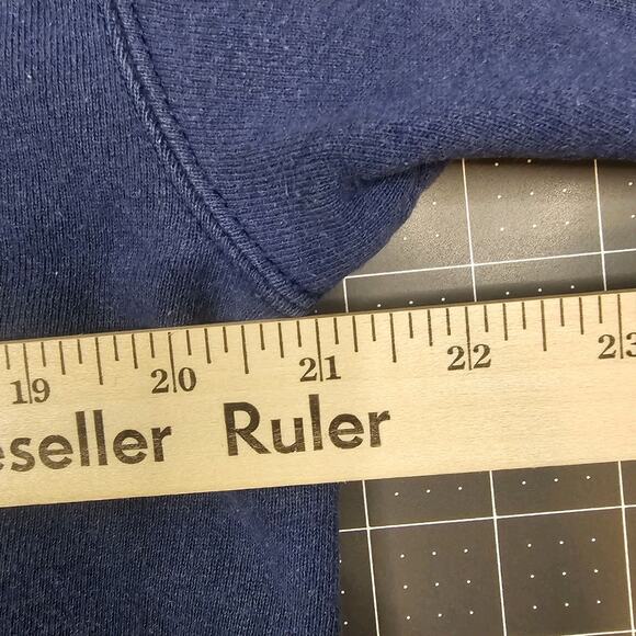 Vintage Pro Spirit Sweatshirt Medium Blue Cotton Crew Neck Blank 90s Minimalist - Picture 7 of 9